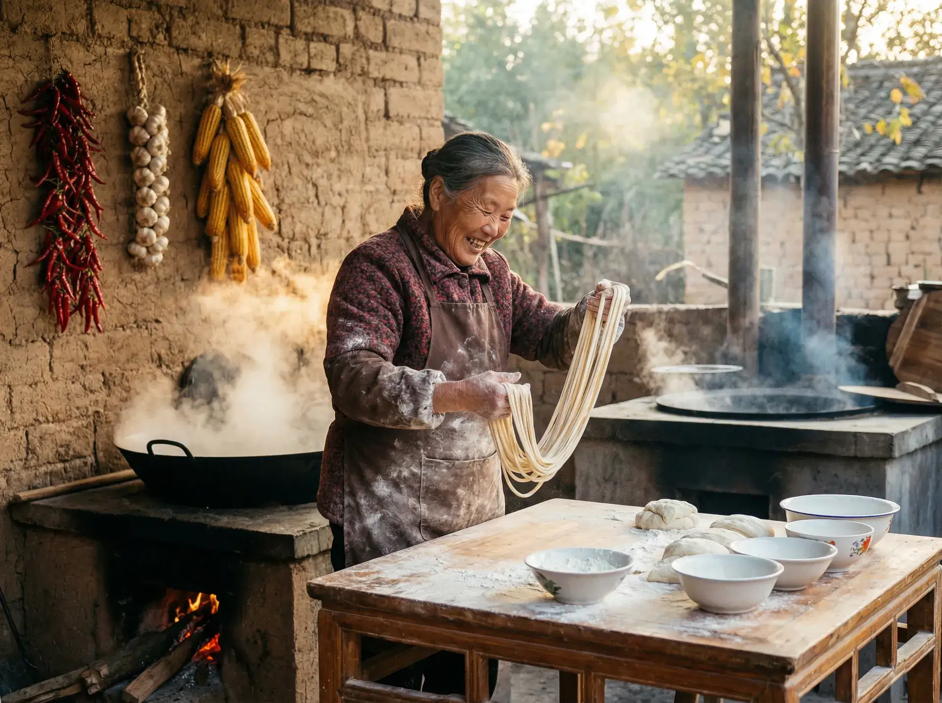 农家大嫂手擀面 - 51黑料网吃瓜 乡村美食